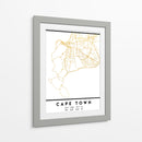 Cape Town, 1 Mapas 2 19 - Emiliano Deificus | Cuadro decorativo de Canvas Lab