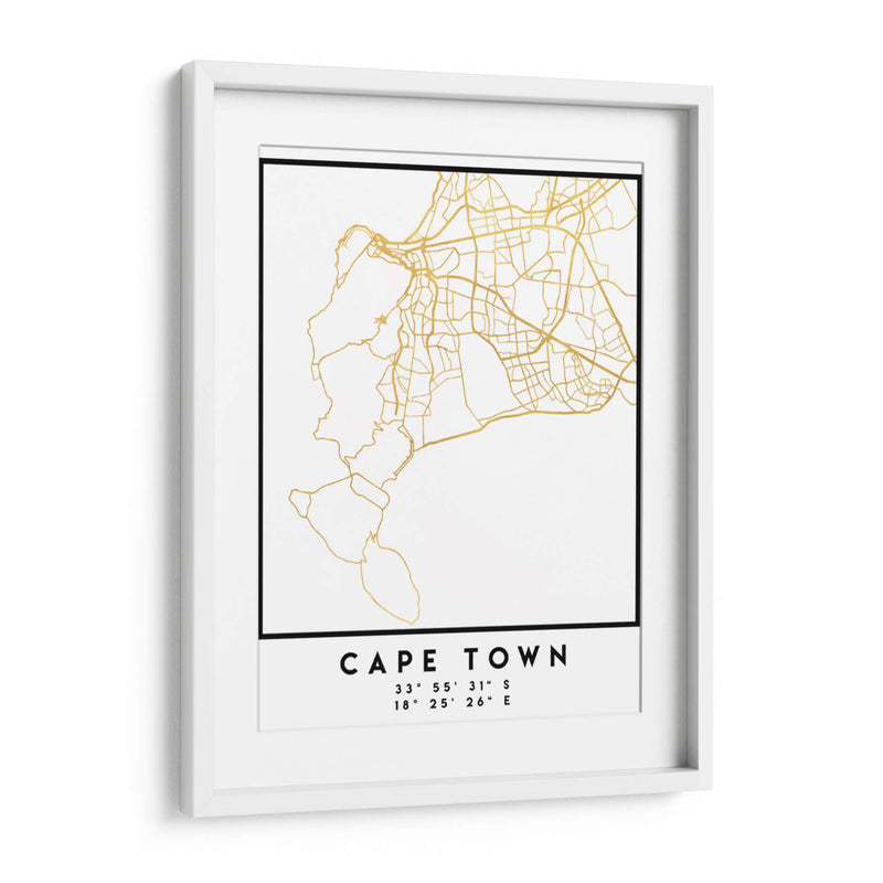 Cape Town, 1 Mapas 2 19 - Emiliano Deificus | Cuadro decorativo de Canvas Lab