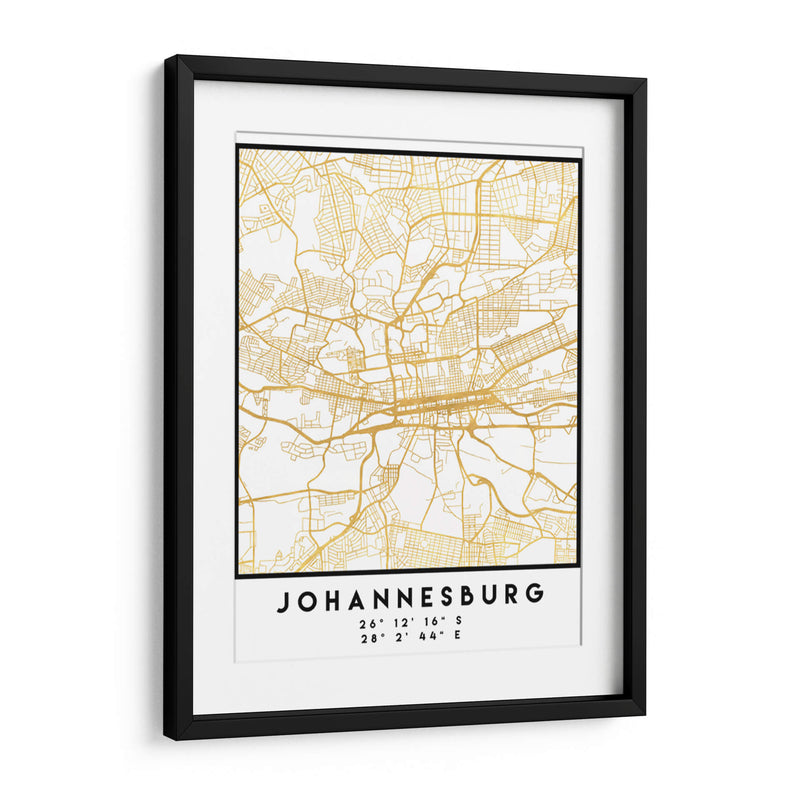Johannesburgo, 1 Mapas 2 18 - Emiliano Deificus | Cuadro decorativo de Canvas Lab