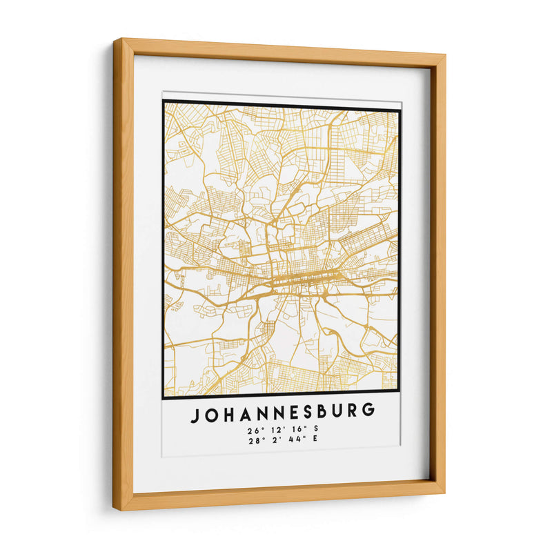 Johannesburgo, 1 Mapas 2 18 - Emiliano Deificus | Cuadro decorativo de Canvas Lab
