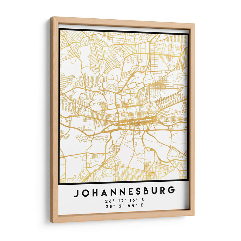 Johannesburgo, 1 Mapas 2 18 - Emiliano Deificus | Cuadro decorativo de Canvas Lab