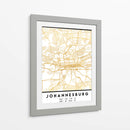 Johannesburgo, 1 Mapas 2 18 - Emiliano Deificus | Cuadro decorativo de Canvas Lab