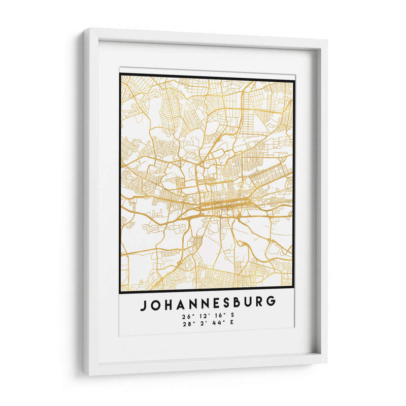 Johannesburgo, 1 Mapas 2 18 - Emiliano Deificus | Cuadro decorativo de Canvas Lab