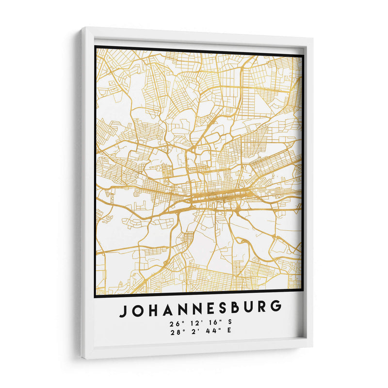 Johannesburgo, 1 Mapas 2 18 - Emiliano Deificus | Cuadro decorativo de Canvas Lab