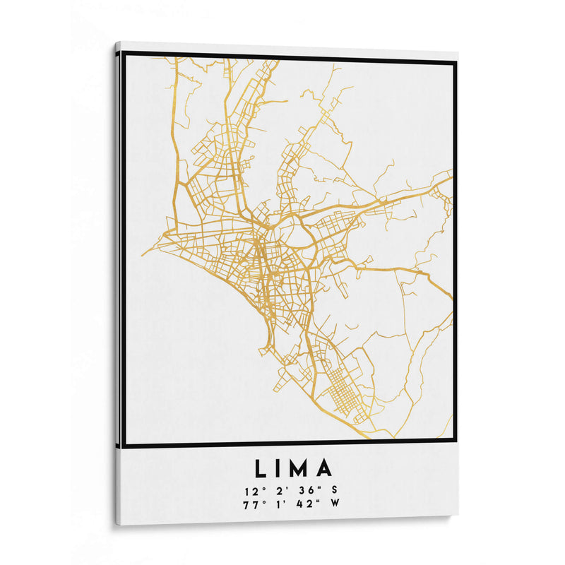 Lima, 1 Mapas 2 17 - Emiliano Deificus | Cuadro decorativo de Canvas Lab