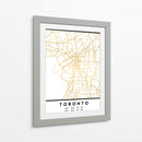 Toronto, 1 Mapas 2 16 - Emiliano Deificus | Cuadro decorativo de Canvas Lab