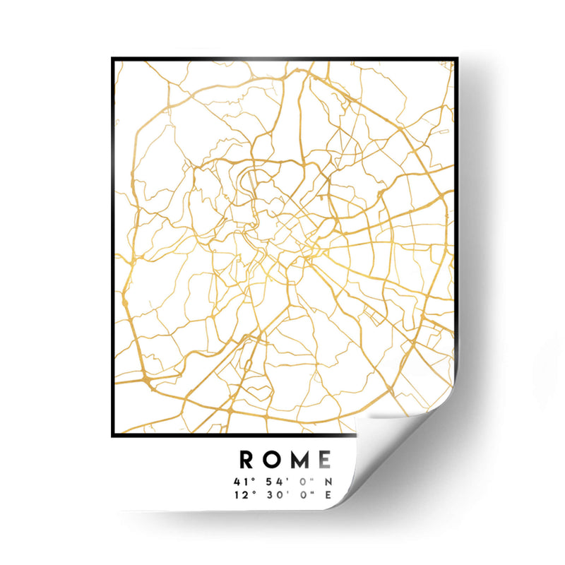 Roma, 1 Mapas 2 14 - Emiliano Deificus | Cuadro decorativo de Canvas Lab