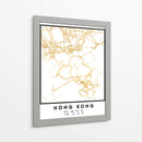 Hong Kong, 1 Mapas 2 13 - Emiliano Deificus | Cuadro decorativo de Canvas Lab