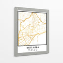 Málaga, 1 Mapas 2 12 - Emiliano Deificus | Cuadro decorativo de Canvas Lab