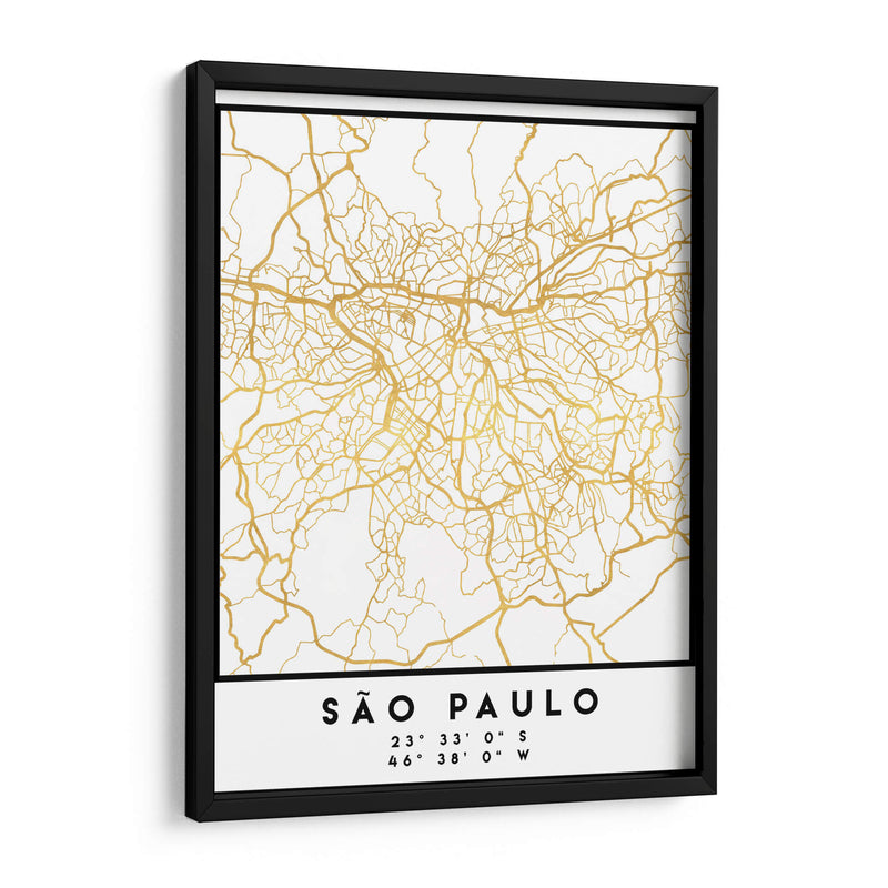 Sao Paulo, 1 Mapas 2 10 - Emiliano Deificus | Cuadro decorativo de Canvas Lab