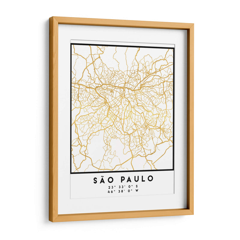 Sao Paulo, 1 Mapas 2 10 - Emiliano Deificus | Cuadro decorativo de Canvas Lab