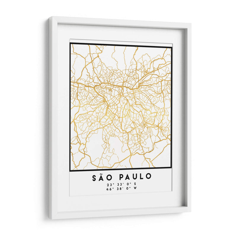 Sao Paulo, 1 Mapas 2 10 - Emiliano Deificus | Cuadro decorativo de Canvas Lab