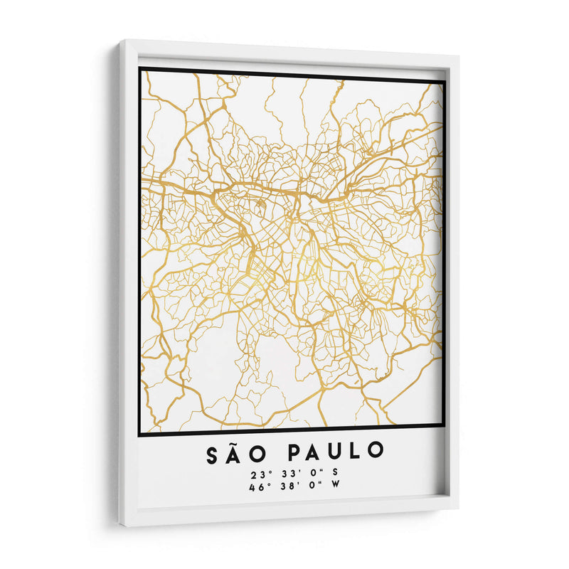 Sao Paulo, 1 Mapas 2 10 - Emiliano Deificus | Cuadro decorativo de Canvas Lab