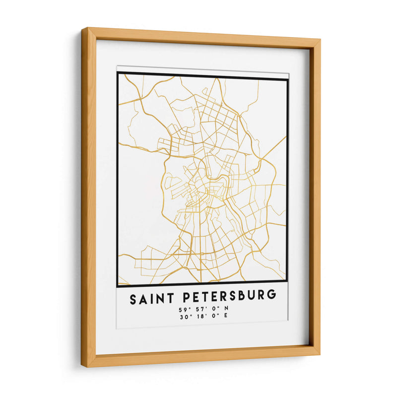 San Petesburgo, 1 Mapas 2 09 - Emiliano Deificus | Cuadro decorativo de Canvas Lab