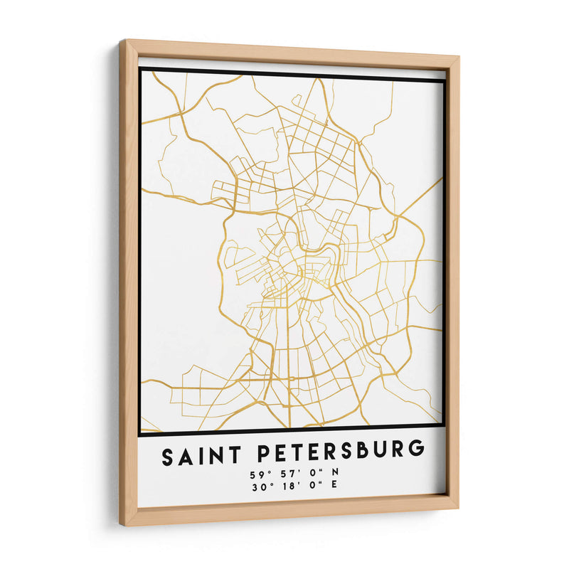 San Petesburgo, 1 Mapas 2 09 - Emiliano Deificus | Cuadro decorativo de Canvas Lab