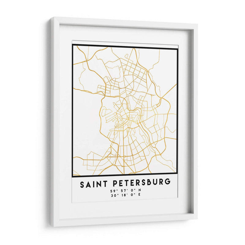 San Petesburgo, 1 Mapas 2 09 - Emiliano Deificus | Cuadro decorativo de Canvas Lab