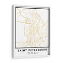 San Petesburgo, 1 Mapas 2 09 - Emiliano Deificus | Cuadro decorativo de Canvas Lab