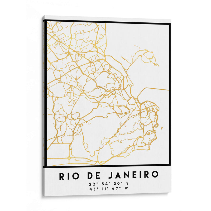 Rio de Janeiro, 1 Mapas 2 08 - Emiliano Deificus | Cuadro decorativo de Canvas Lab