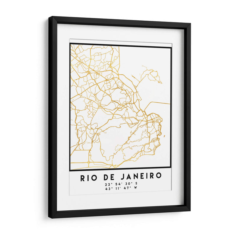 Rio de Janeiro, 1 Mapas 2 08 - Emiliano Deificus | Cuadro decorativo de Canvas Lab