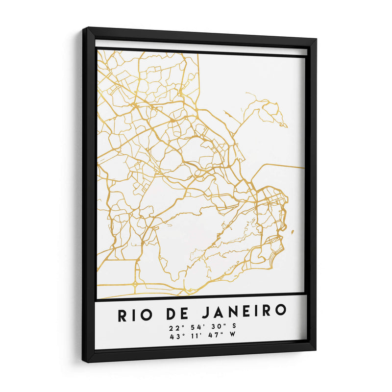 Rio de Janeiro, 1 Mapas 2 08 - Emiliano Deificus | Cuadro decorativo de Canvas Lab