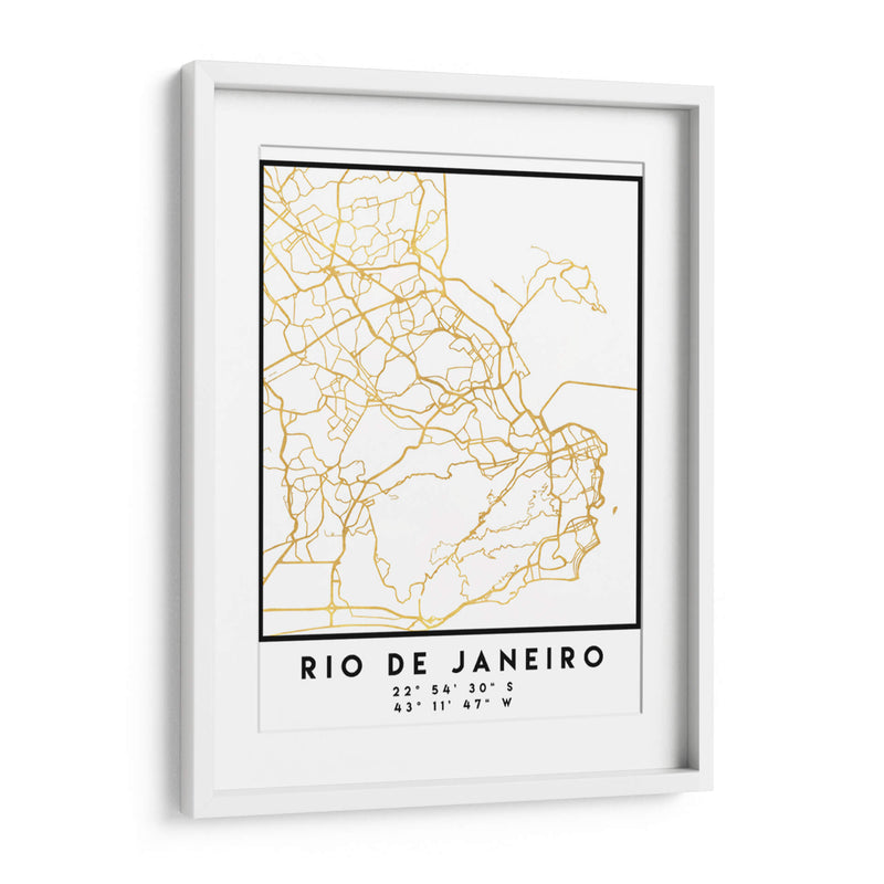 Rio de Janeiro, 1 Mapas 2 08 - Emiliano Deificus | Cuadro decorativo de Canvas Lab