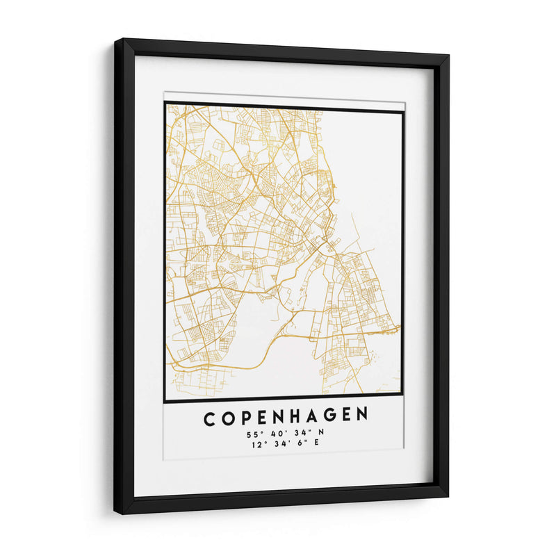 Copenhagen, 1 Mapas 2 07 - Emiliano Deificus | Cuadro decorativo de Canvas Lab