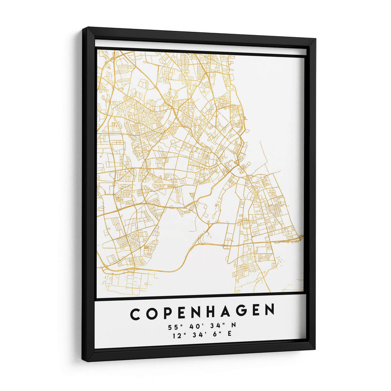 Copenhagen, 1 Mapas 2 07 - Emiliano Deificus | Cuadro decorativo de Canvas Lab