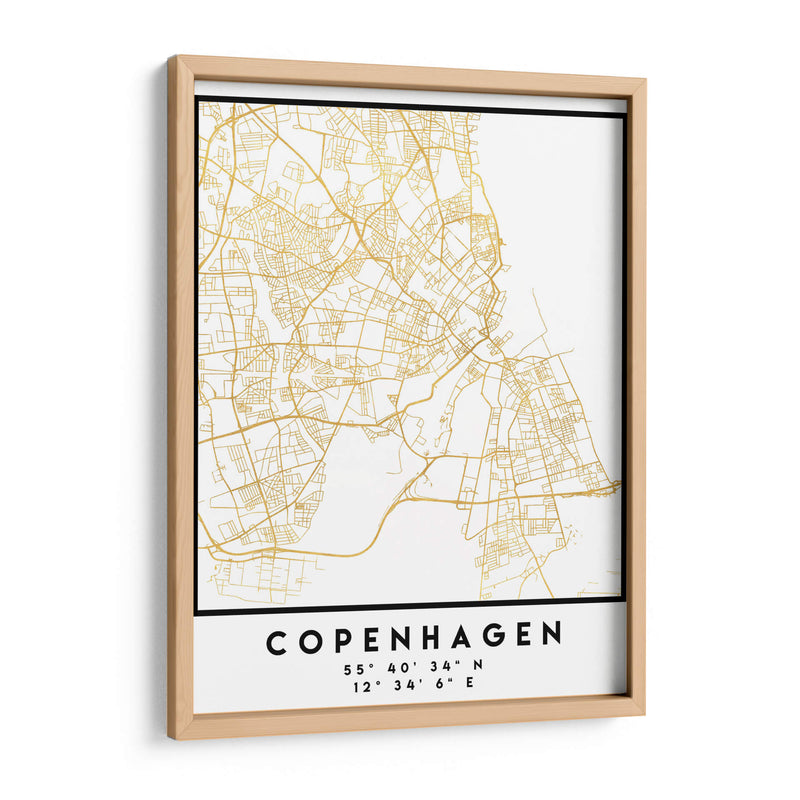 Copenhagen, 1 Mapas 2 07 - Emiliano Deificus | Cuadro decorativo de Canvas Lab