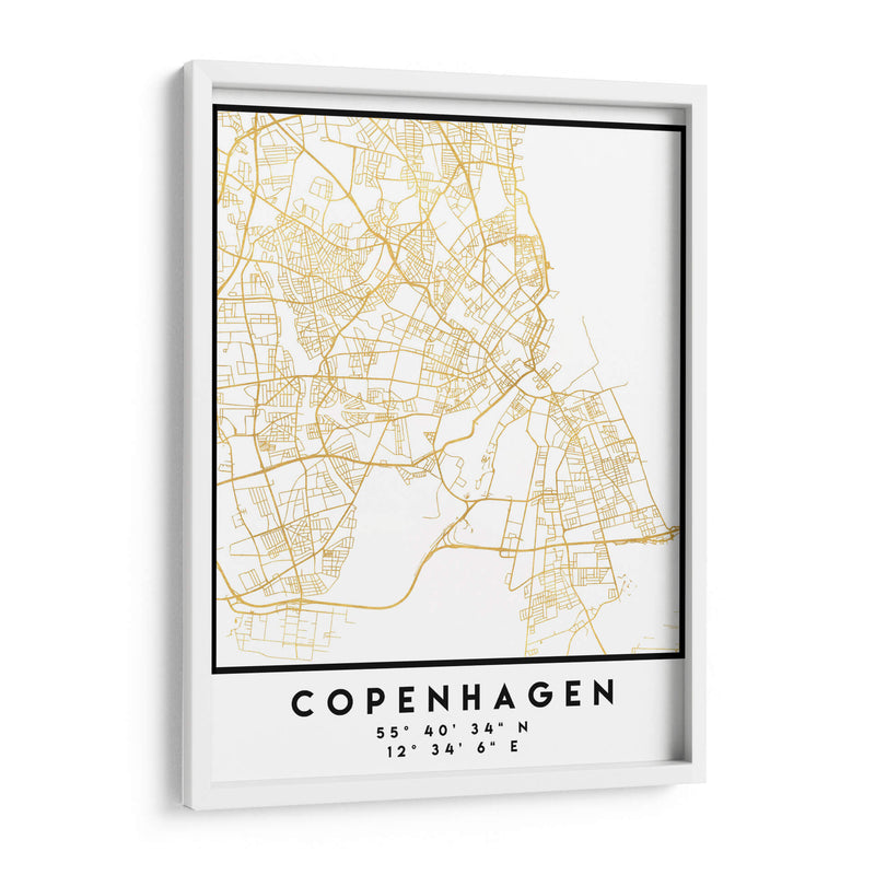 Copenhagen, 1 Mapas 2 07 - Emiliano Deificus | Cuadro decorativo de Canvas Lab