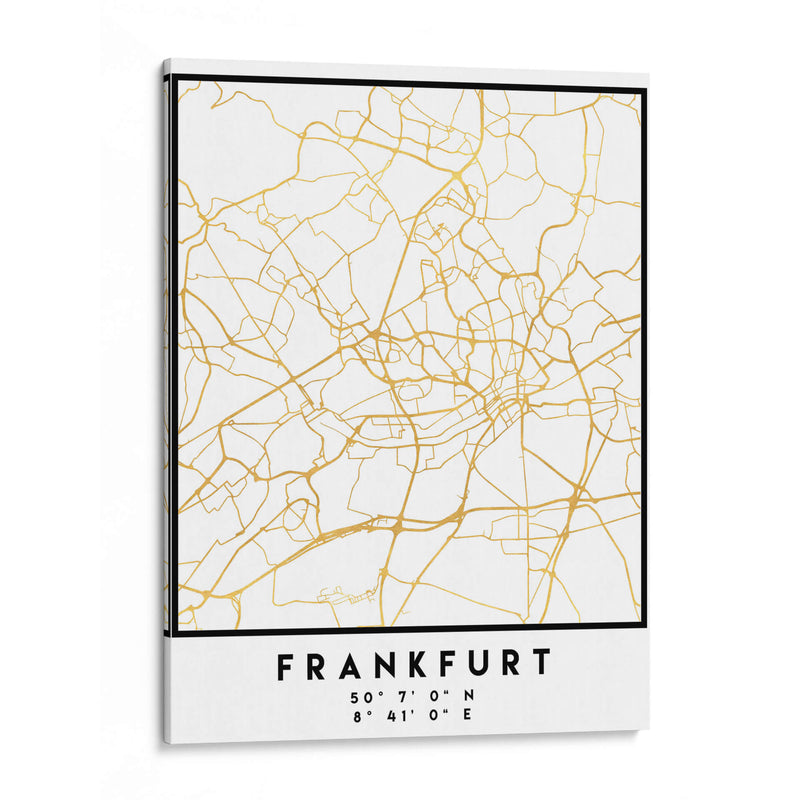 Frankfurt, 1 Mapas 2 06 - Emiliano Deificus | Cuadro decorativo de Canvas Lab