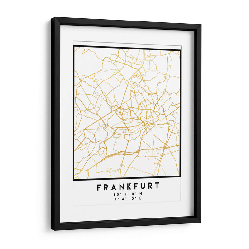 Frankfurt, 1 Mapas 2 06 - Emiliano Deificus | Cuadro decorativo de Canvas Lab