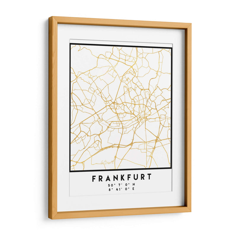Frankfurt, 1 Mapas 2 06 - Emiliano Deificus | Cuadro decorativo de Canvas Lab