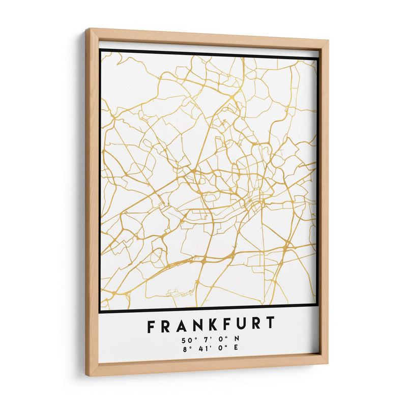 Frankfurt, 1 Mapas 2 06 - Emiliano Deificus | Cuadro decorativo de Canvas Lab