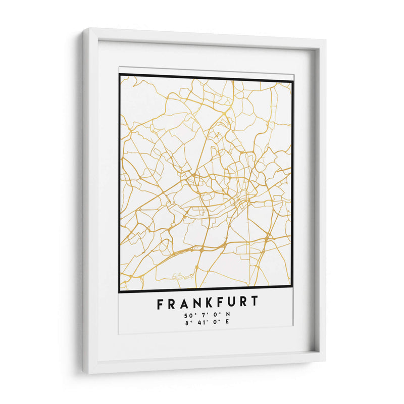Frankfurt, 1 Mapas 2 06 - Emiliano Deificus | Cuadro decorativo de Canvas Lab