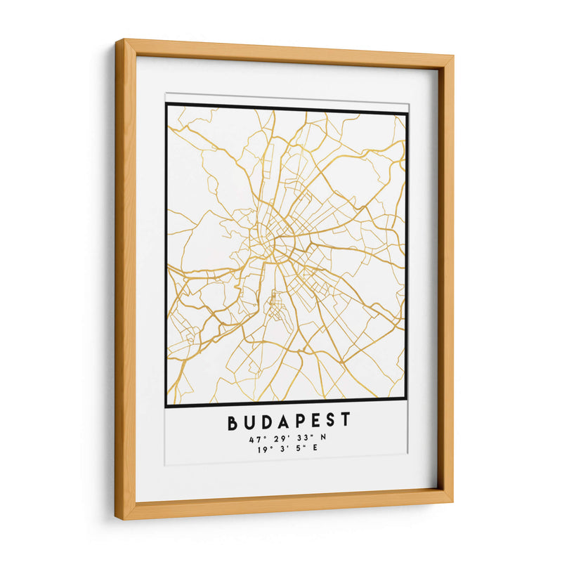 Budapest, 1 Mapas 2 03 - Emiliano Deificus | Cuadro decorativo de Canvas Lab