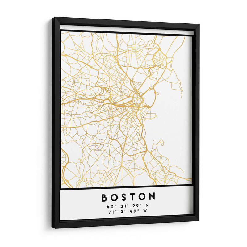 Boston, 1 Mapas 2 02 - Emiliano Deificus | Cuadro decorativo de Canvas Lab