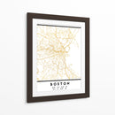 Boston, 1 Mapas 2 02 - Emiliano Deificus | Cuadro decorativo de Canvas Lab