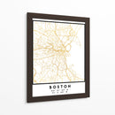 Boston, 1 Mapas 2 02 - Emiliano Deificus | Cuadro decorativo de Canvas Lab