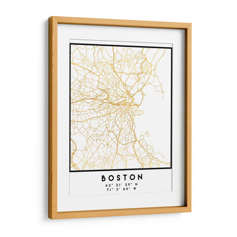 Boston, 1 Mapas 2 02 - Emiliano Deificus | Cuadro decorativo de Canvas Lab