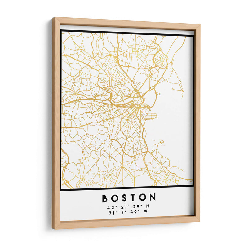 Boston, 1 Mapas 2 02 - Emiliano Deificus | Cuadro decorativo de Canvas Lab