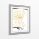 Boston, 1 Mapas 2 02 - Emiliano Deificus | Cuadro decorativo de Canvas Lab