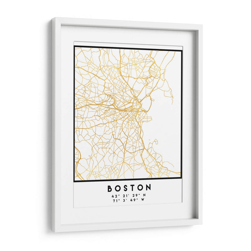 Boston, 1 Mapas 2 02 - Emiliano Deificus | Cuadro decorativo de Canvas Lab