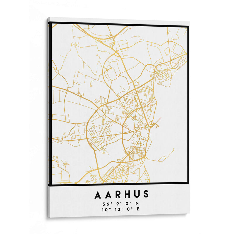 Aarhus, 1 Mapas 2 01 - Emiliano Deificus | Cuadro decorativo de Canvas Lab