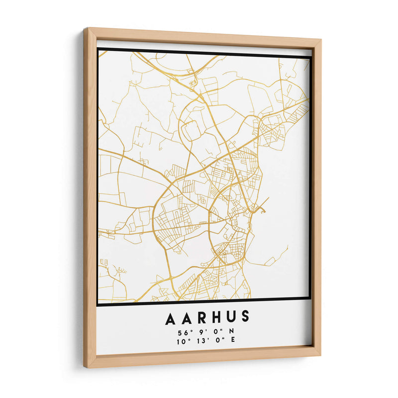 Aarhus, 1 Mapas 2 01 - Emiliano Deificus | Cuadro decorativo de Canvas Lab