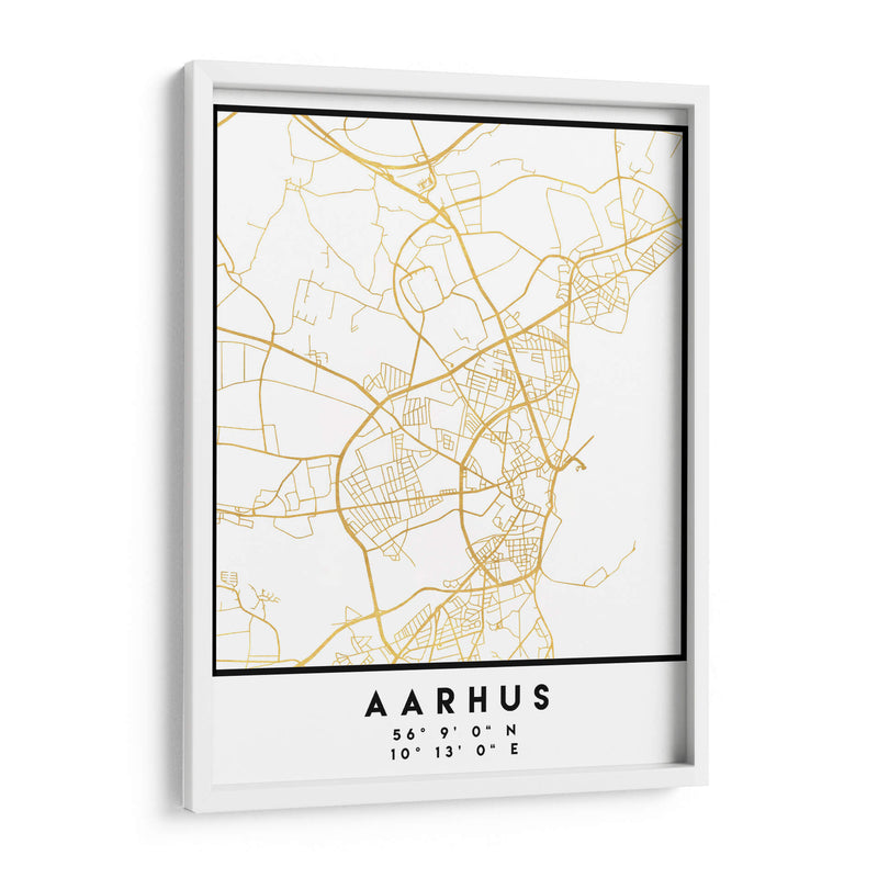 Aarhus, 1 Mapas 2 01 - Emiliano Deificus | Cuadro decorativo de Canvas Lab