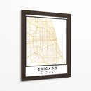 Chicago, 1 Mapas 01 - Emiliano Deificus | Cuadro decorativo de Canvas Lab