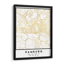 Hamburgo, 1 Mapas 58 - Emiliano Deificus | Cuadro decorativo de Canvas Lab