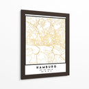 Hamburgo, 1 Mapas 58 - Emiliano Deificus | Cuadro decorativo de Canvas Lab