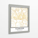 Hamburgo, 1 Mapas 58 - Emiliano Deificus | Cuadro decorativo de Canvas Lab