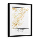 Monaco, 1 Mapas 57 - Emiliano Deificus | Cuadro decorativo de Canvas Lab